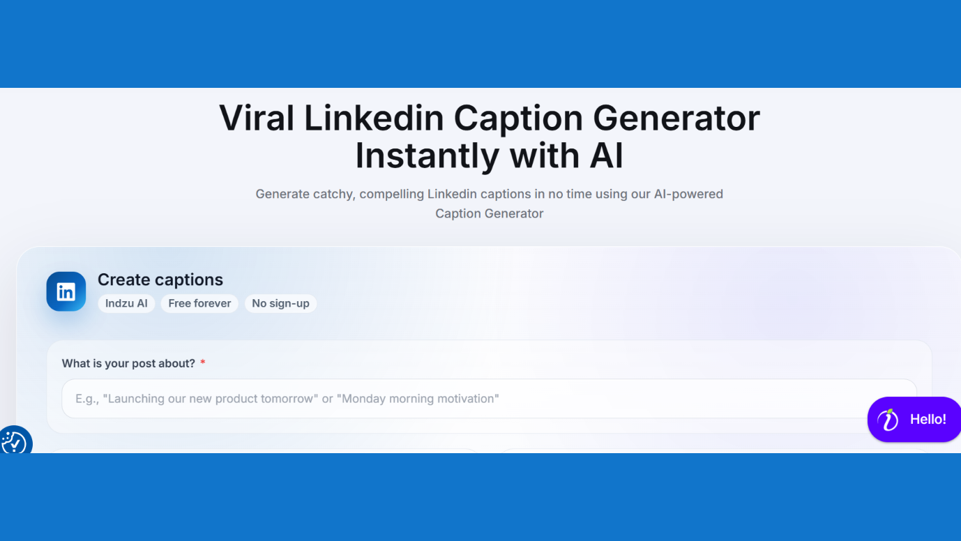 Indzu Caption Generator