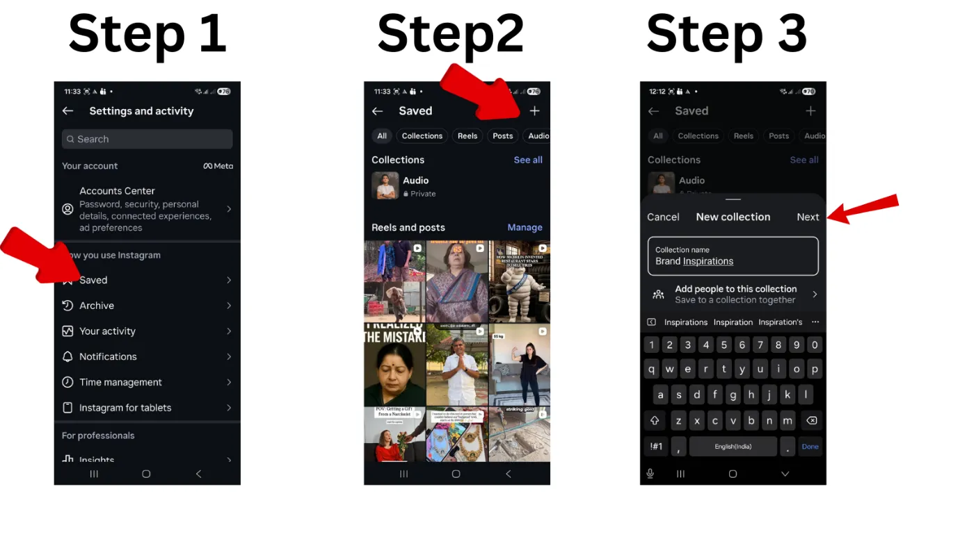 Saved The Instagram Reels