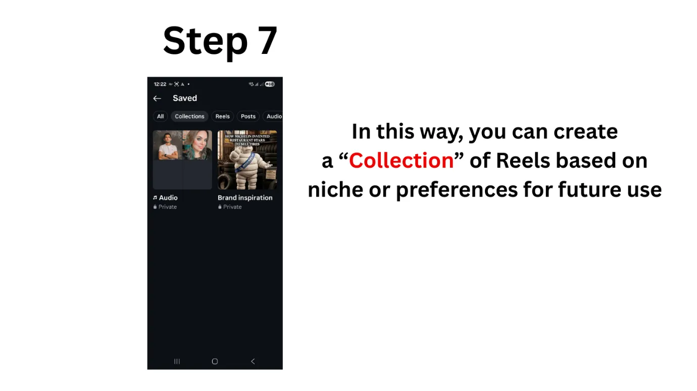 Create collection for reel base