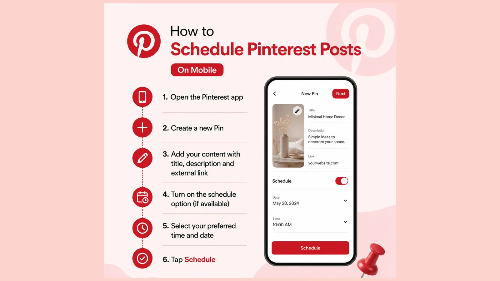 How to schedule Pinterest Posts
