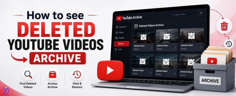 How to see deleted YouTube videos archive