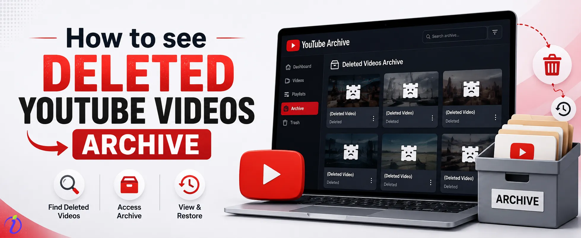 How to see deleted YouTube videos archive