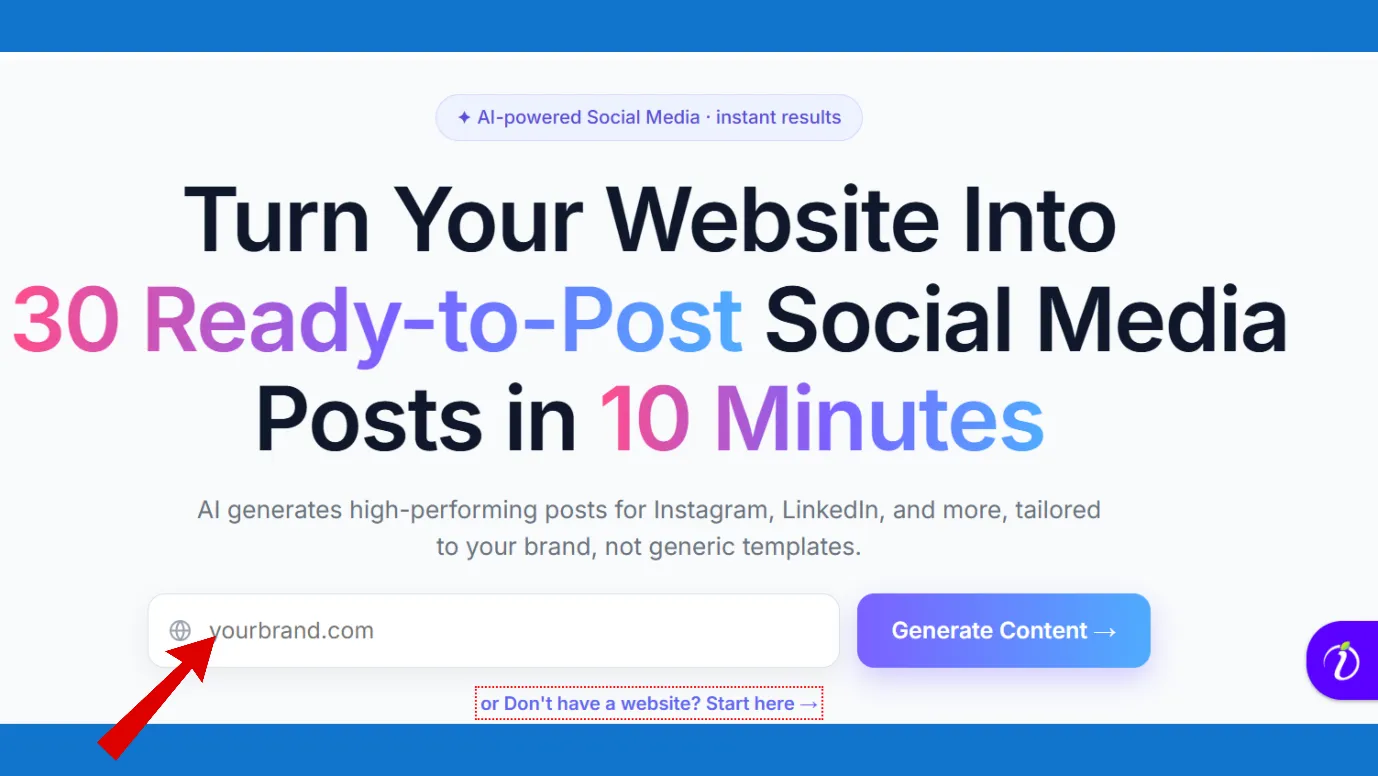 Enter your website /Brand Name