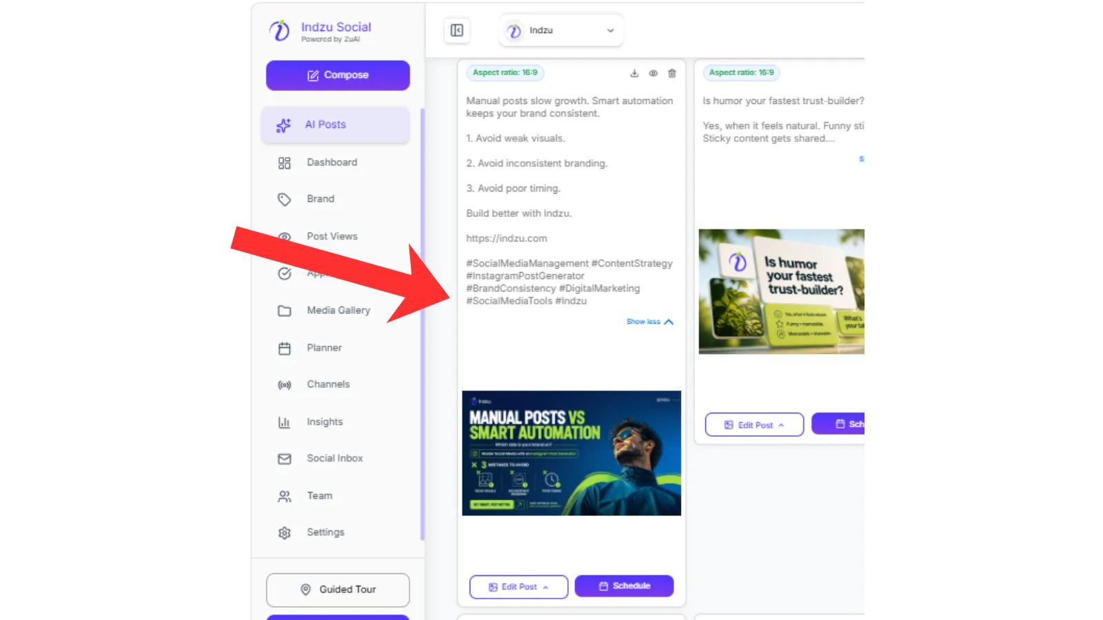 Want to schedule and check the details