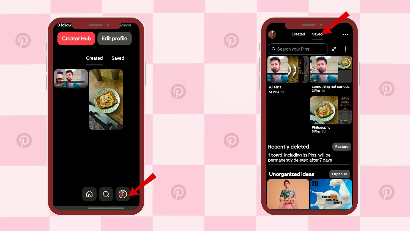 How to remove a Pinterest board