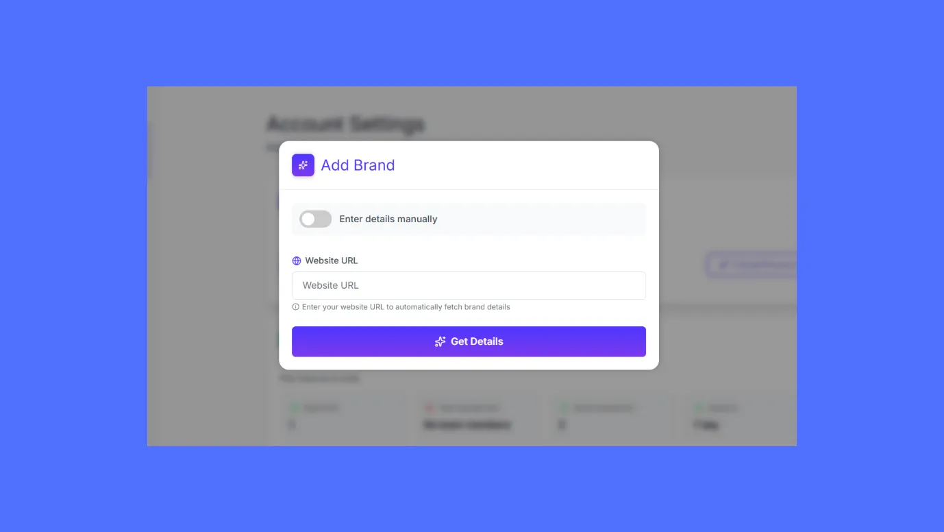 Enter your website