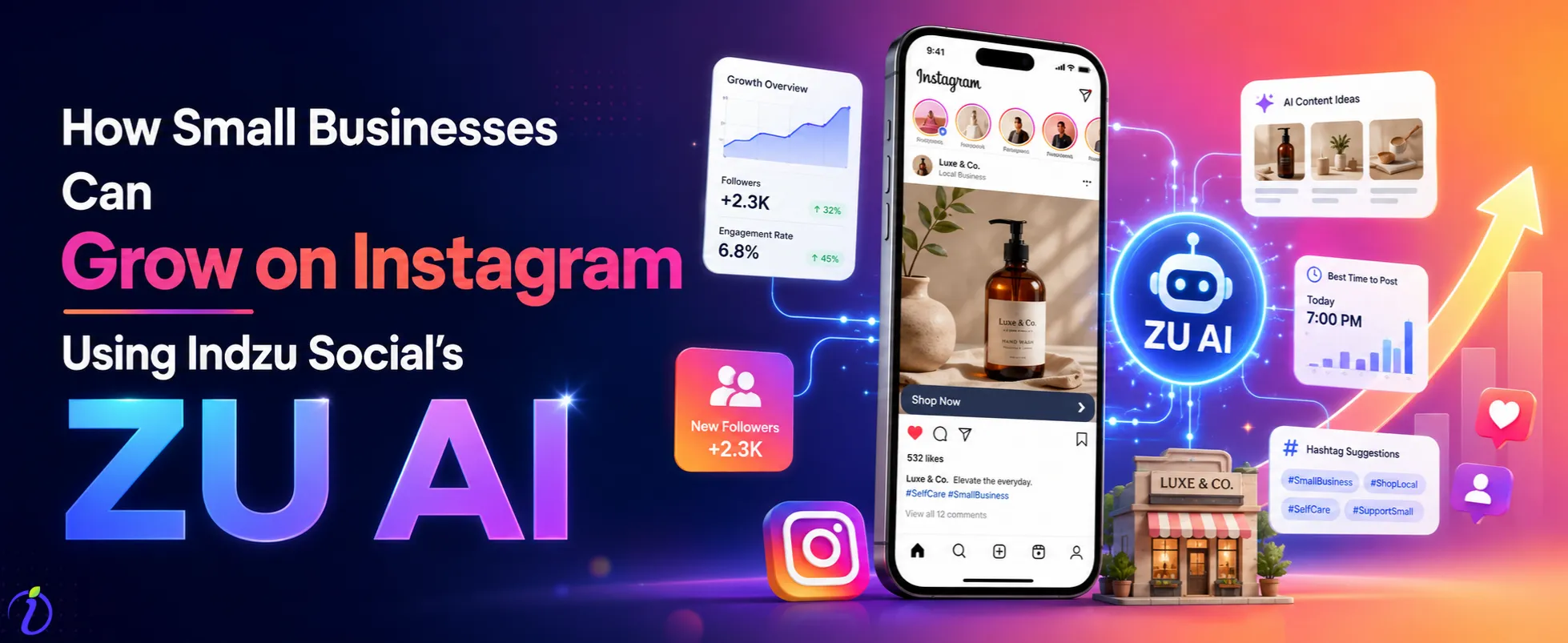How small businesses can grow on Instagram using AI