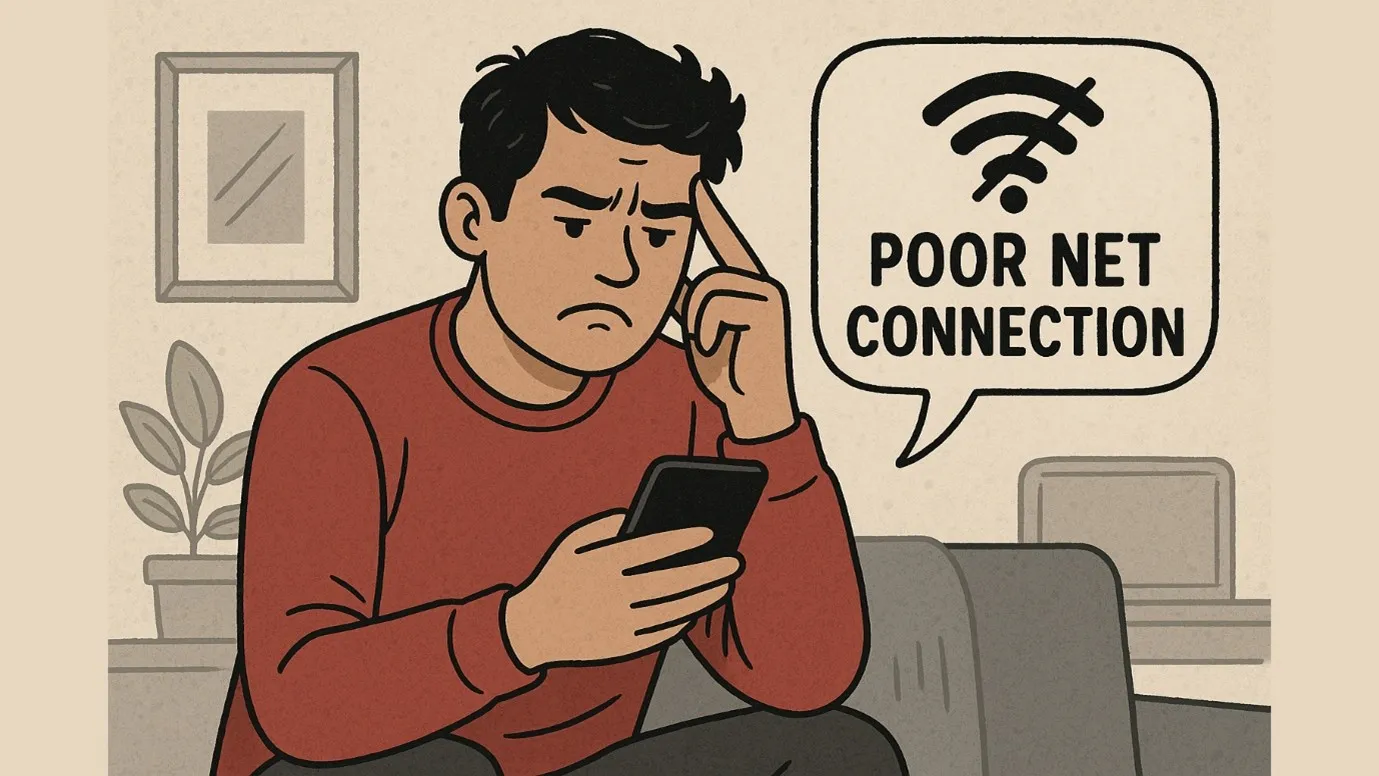 weak internet connection